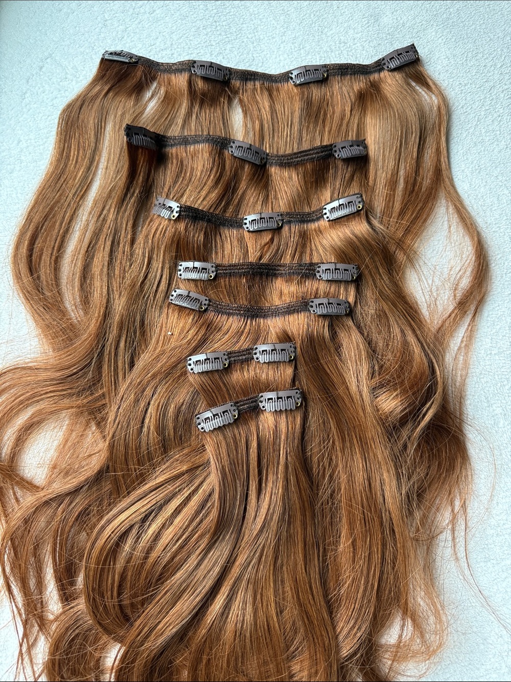 Clip-In Hair Extension - Rich Chestnut Brown